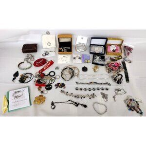 Large Lot of New and Used Jewelry Costume Sterling Vintage Etc